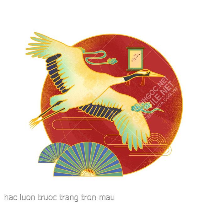 hac luon truoc trang tron mau
